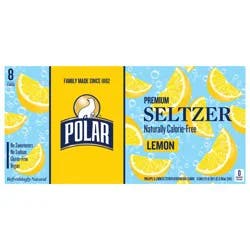 Polar Seltzer - 8pk 12oz - Lemon