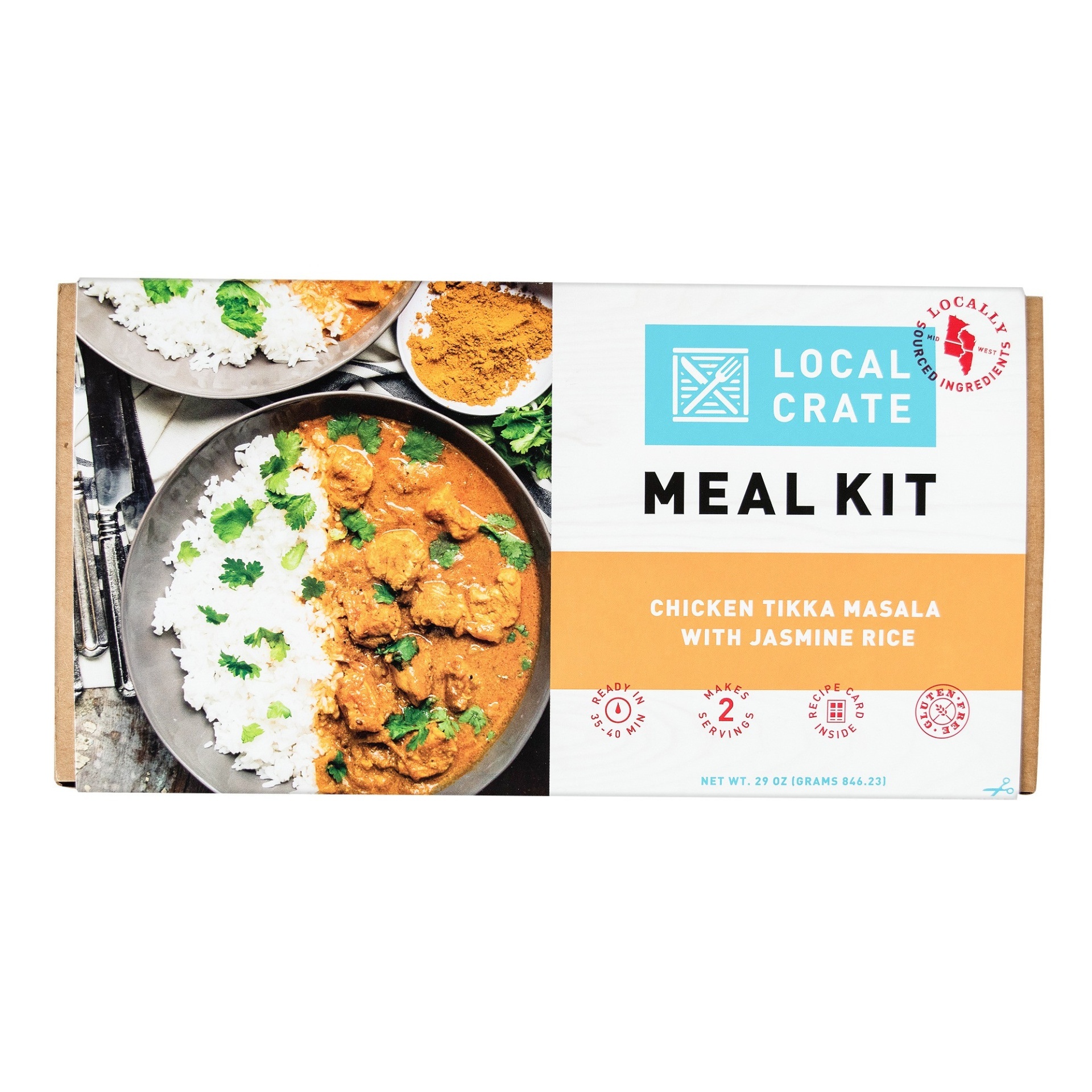 slide 1 of 3, Local Crate Chicken Tikka Masala with Jasmine Rice Meal Kit, 1 ct