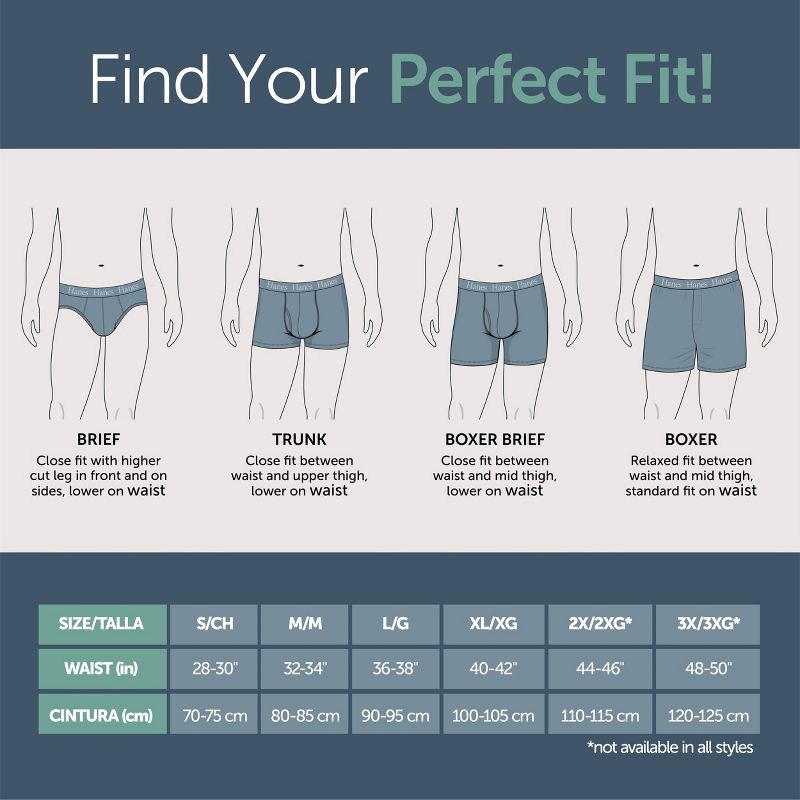 slide 7 of 9, Hanes Premium Hanes Originals Premium Men's SuperSoft Boxer Briefs 3pk - Teal Blue/Sage Green/Light Blue S: Tagless, Moisture Wicking, Stretch Fabric, 3 ct