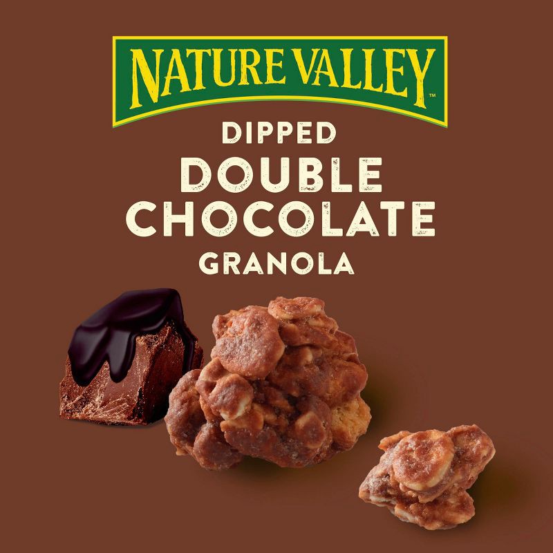 slide 2 of 7, Nature Valley Dipped Double Chocolate Granola - 11oz, 11 oz
