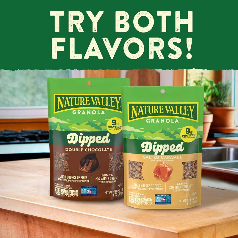 slide 6 of 7, Nature Valley Dipped Double Chocolate Granola - 11oz, 11 oz
