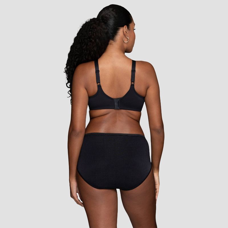 slide 3 of 6, Vanity Fair Lingerie Women's Smoothing Underwire T-Shirt Bra Inspired By You - Black 38DDD: Molded Cup, Adjustable Strap, 1 ct