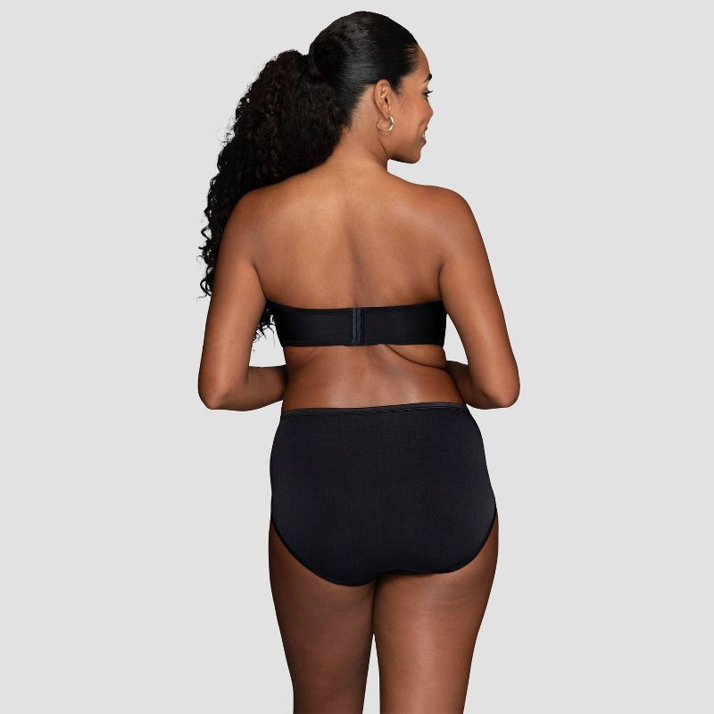 slide 3 of 7, Vanity Fair Lingerie Women's Smoothing Underwire Strapless Bra Inspired By You - Black 40C: Molded Cup, Removable Straps, 1 ct