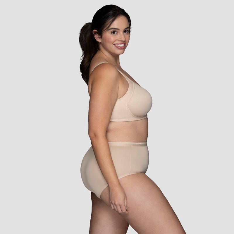 slide 2 of 6, Vanity Fair Lingerie Women's Sport Medium Impact Wireless Bra Inspired By You - Beige 40D: Molded Cup, Microfiber, 1 ct
