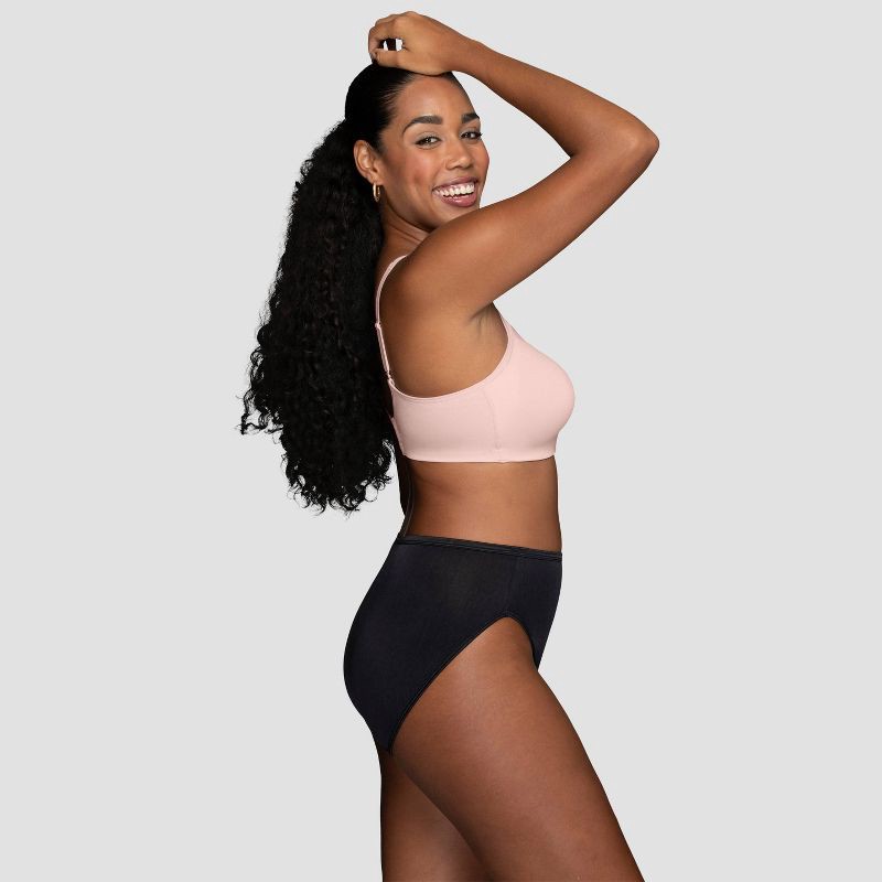 slide 2 of 6, Vanity Fair Lingerie Women's Comfort Simple Sizing Wireless Bra Inspired By You - Pink L: Full Coverage, Molded Cup, Convertible Straps, 1 ct