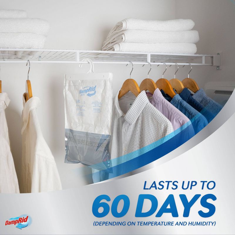 slide 7 of 16, DampRid Hanging Bag Unscented Air Freshner - 46.2oz/3pk, 46.2 oz, 3 ct