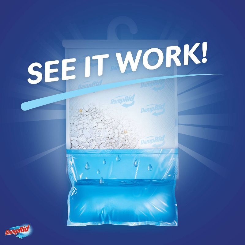 slide 10 of 16, DampRid Hanging Bag Unscented Air Freshner - 46.2oz/3pk, 46.2 oz, 3 ct