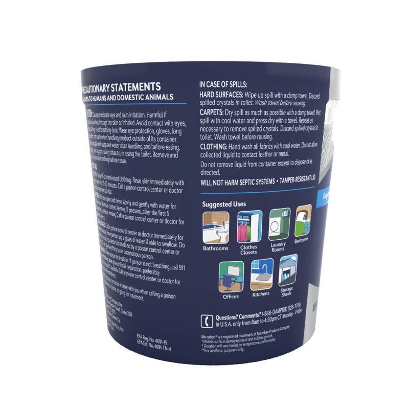 slide 2 of 26, DampRid Refillable Tub Unscented Air Freshner - 10.5oz, 10.5 oz