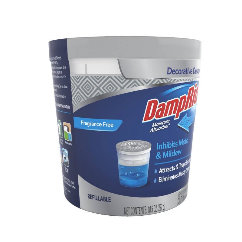 slide 3 of 26, DampRid Refillable Tub Unscented Air Freshner - 10.5oz, 10.5 oz