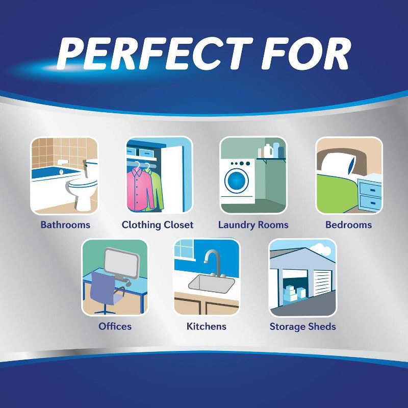 slide 14 of 26, DampRid Refillable Tub Unscented Air Freshner - 10.5oz, 10.5 oz