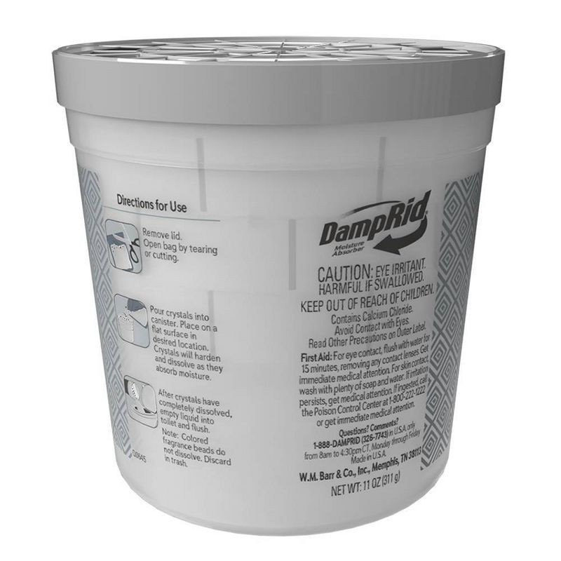slide 8 of 26, DampRid Refillable Tub Unscented Air Freshner - 10.5oz, 10.5 oz