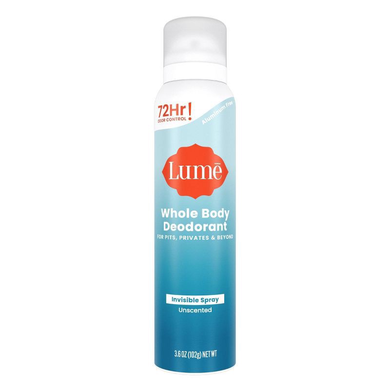 slide 1 of 7, Lume Whole Body Women's Deodorant Spray - Unscented - 3.6oz, 3.6 oz