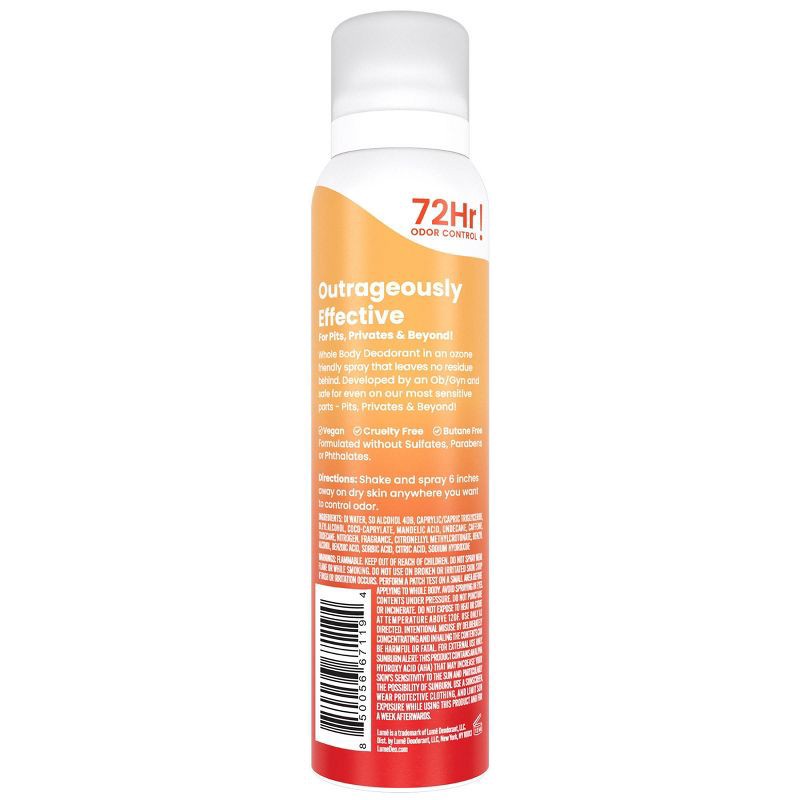 slide 2 of 11, Lume Whole Body Women's Deodorant Spray - Tangerine - 3.6oz, 3.6 oz