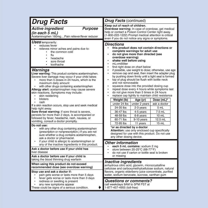 slide 6 of 10, Mommy's Bliss Children's Acetaminophen Pain Reliever Liquid - 2pk, 2 ct