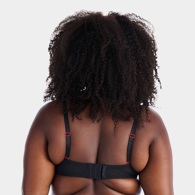 slide 3 of 5, Parade Women's Silky Mesh Push-Up Bra - Black M: Recycled Nylon, Spandex, Adjustable Straps, Padded Cup, 1 ct