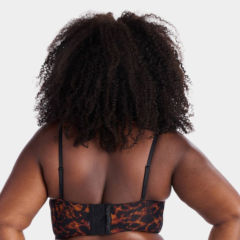 slide 3 of 4, Parade Women's Silky Mesh Corset - Animal XXL: Recycled Nylon, Spandex, Leopard Spot, Adjustable Strap, Bustiers, 1 ct