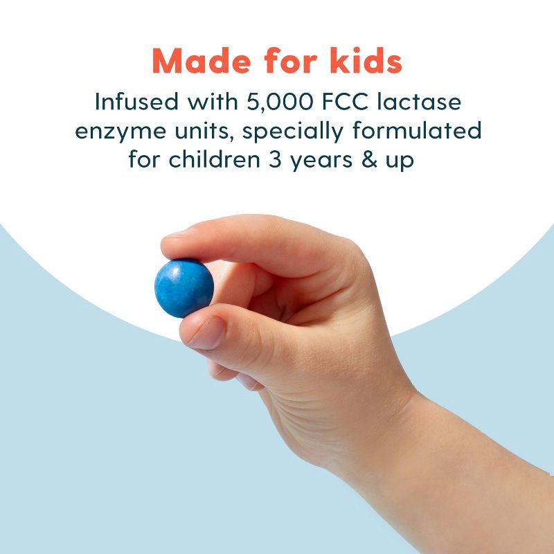 slide 3 of 9, Happy Cow Kids' Fast Acting Lactase Dietary Supplement Sugar Shell - Chocolate - 35ct, 35 ct