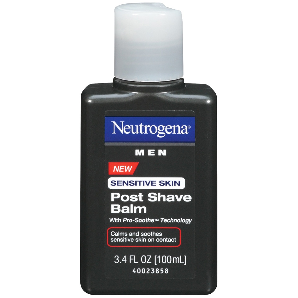 slide 1 of 4, Neutrogena Mens Sensitive Skin Post Shave Balm, 3.4 oz