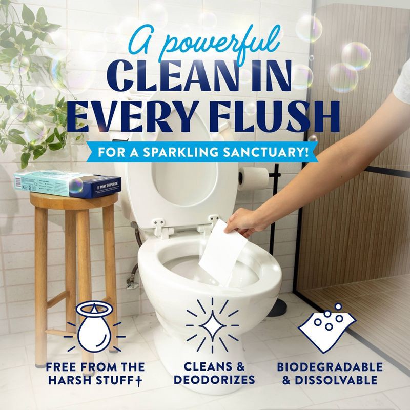 slide 2 of 9, Cleancult Toilet Bowl Cleaner Sheets - Sea Spray - 32ct, 32 ct