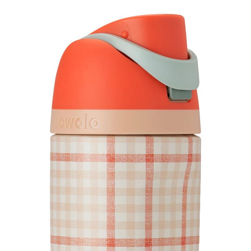 slide 4 of 4, Owala 16oz FreeSip Stainless Steel Water Bottle - Hearth & Hand with Magnolia™ - Gingham Getaway, 16 oz