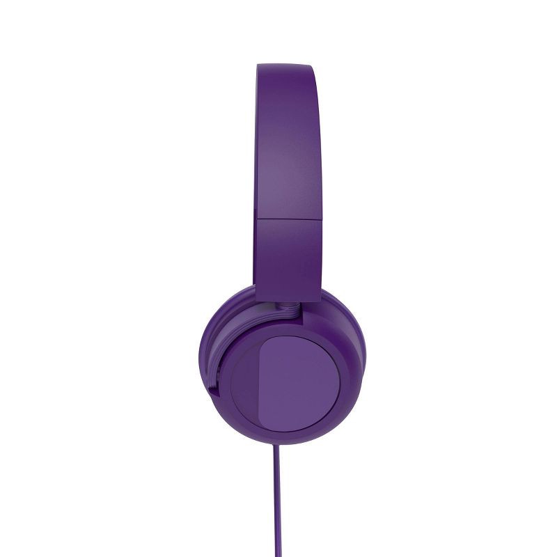 slide 3 of 3, Gems Wired Headphones - Purple, 1 ct