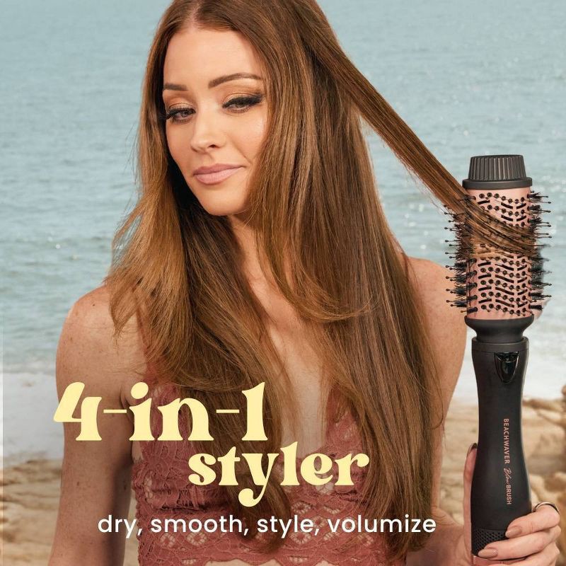slide 2 of 8, BEACHWAVER Co. Blowout Brush - Midnight Rose, 1 ct
