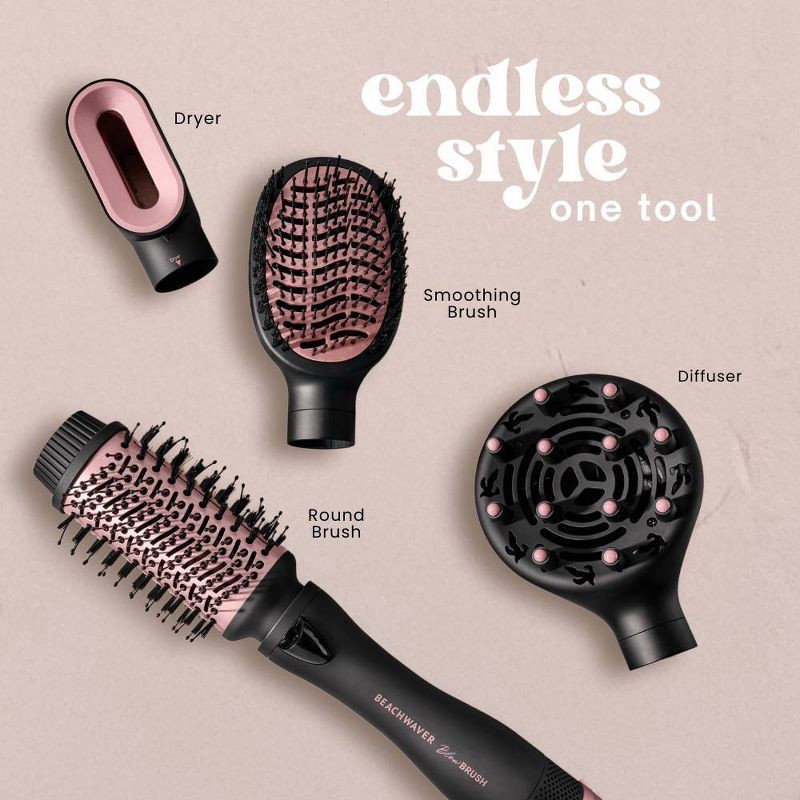 slide 3 of 8, BEACHWAVER Co. Blowout Brush - Midnight Rose, 1 ct
