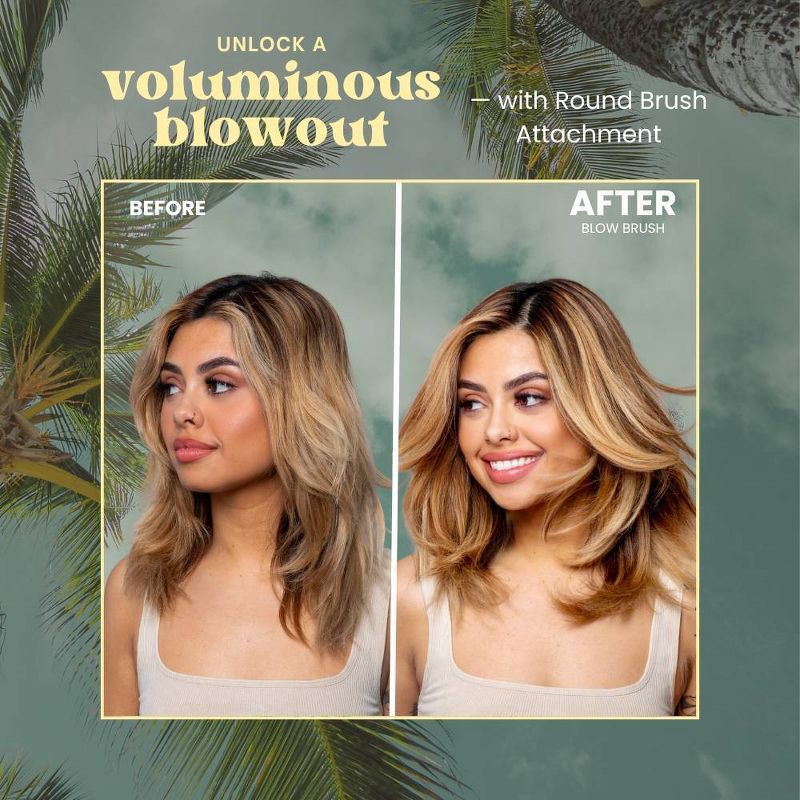 slide 4 of 8, BEACHWAVER Co. Blowout Brush - Midnight Rose, 1 ct