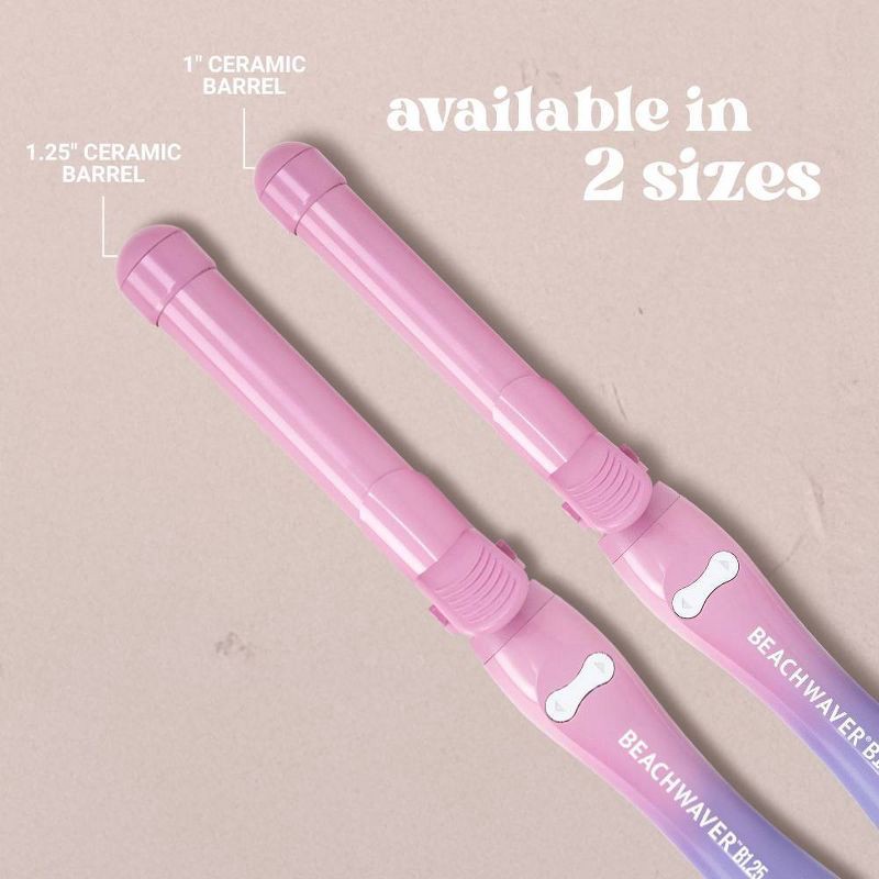 slide 8 of 8, BEACHWAVER Co. Curling Wand - Pink Sunset - 1.25", 1 ct