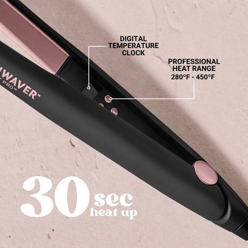 slide 3 of 7, BEACHWAVER Co. Coast Pro Ceramic Flat Iron - Midnight Rose, 1 ct