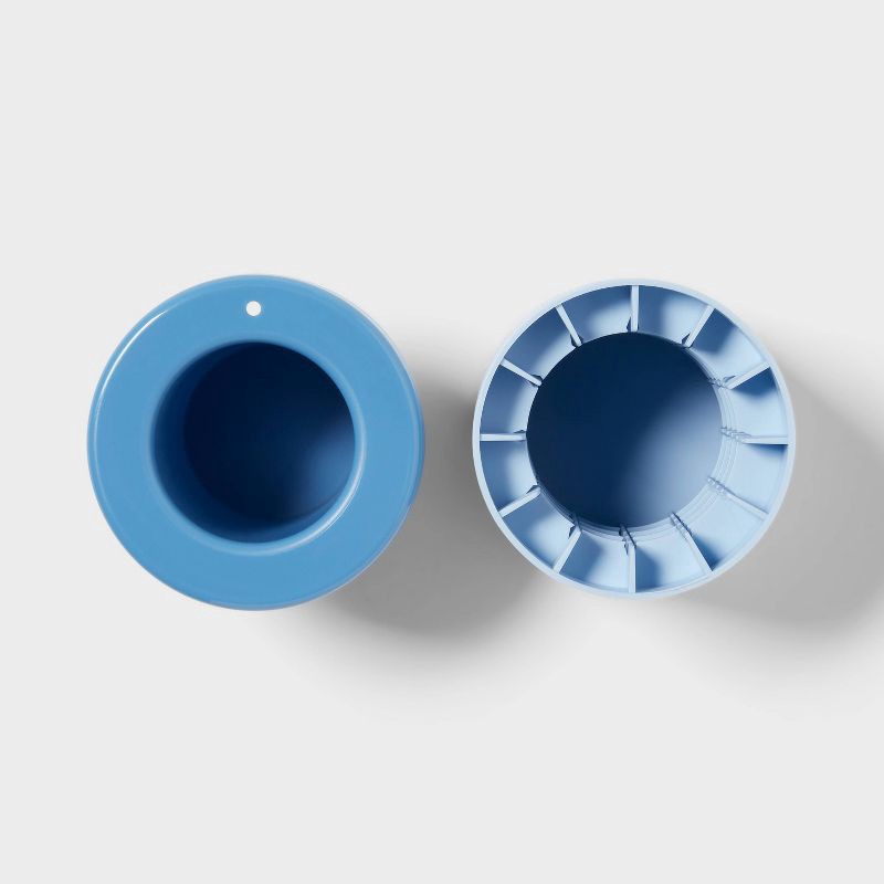 slide 3 of 4, 2pc Silicone Crushed Ice Squeezable Cylinder Ice Cube Mold - Room Essentials™, 2 ct