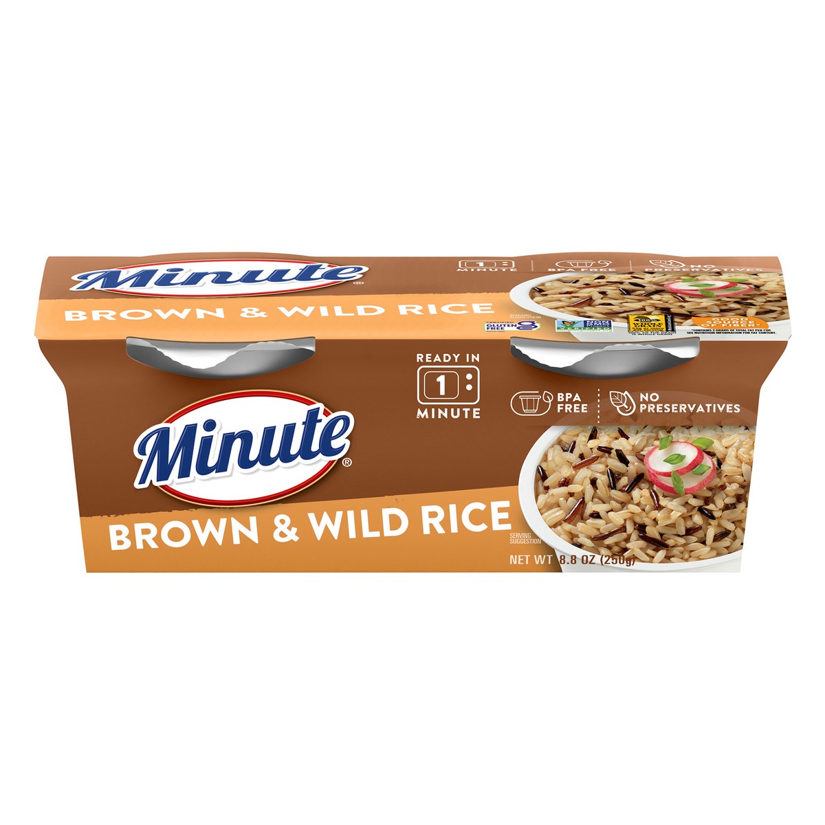 slide 5 of 7, Minute Brown & Wild Rice, 8.8 oz