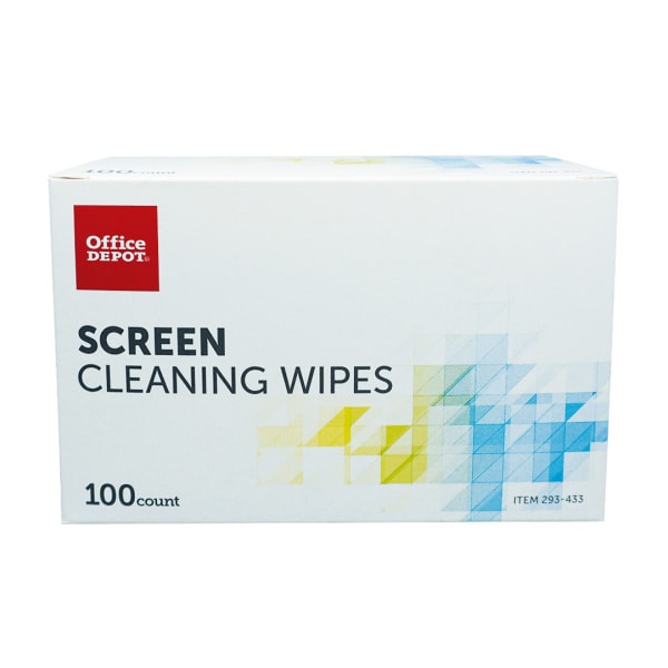slide 1 of 2, Office Depot Brand Screen-Cleaning Wipes, Pack Of 100, 100 ct