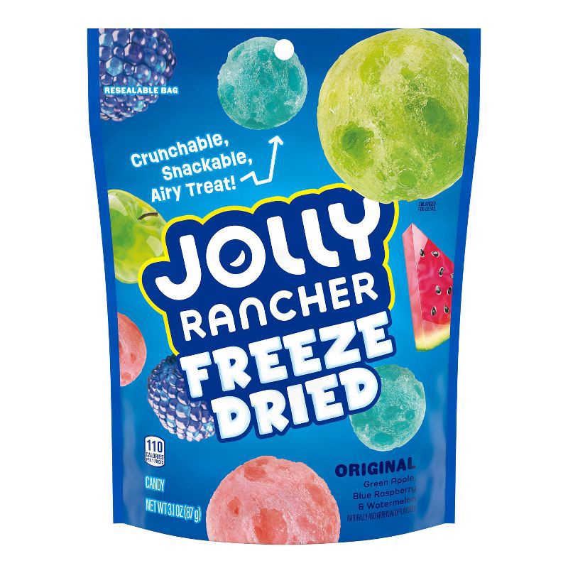 slide 2 of 7, Jolly Rancher Freeze Dried Original Fruit Flavored Candy - 3.1oz, 3.1 oz