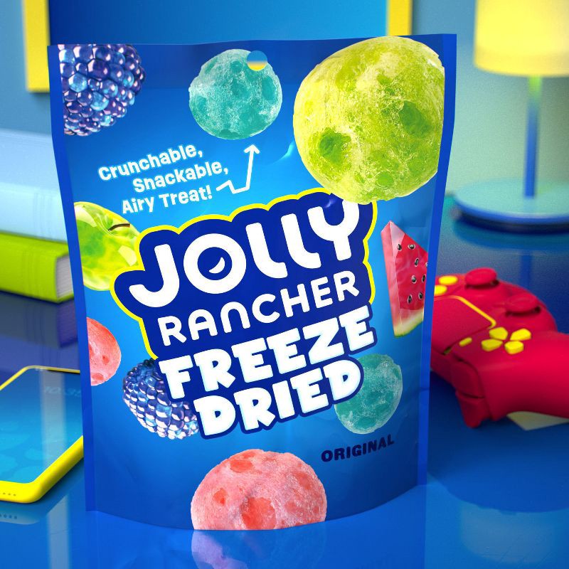 slide 3 of 7, Jolly Rancher Freeze Dried Original Fruit Flavored Candy - 3.1oz, 3.1 oz