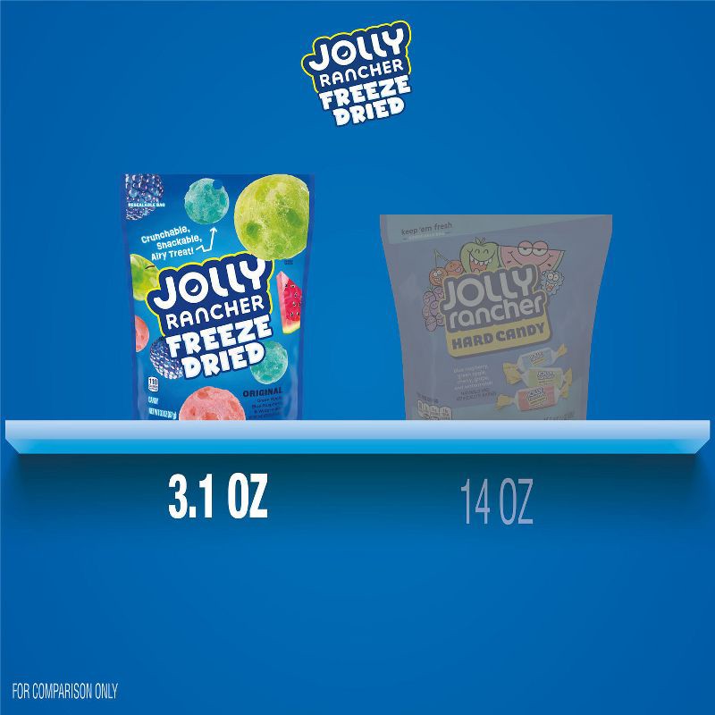 slide 7 of 7, Jolly Rancher Freeze Dried Original Fruit Flavored Candy - 3.1oz, 3.1 oz