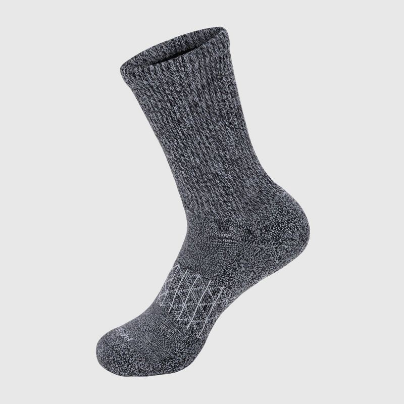 slide 2 of 8, Hanes Women's Absolute Wellness 3pk Non-Binding Crew Socks - White/Black 5-9: Cushioned, Seamless Toe, 3 ct