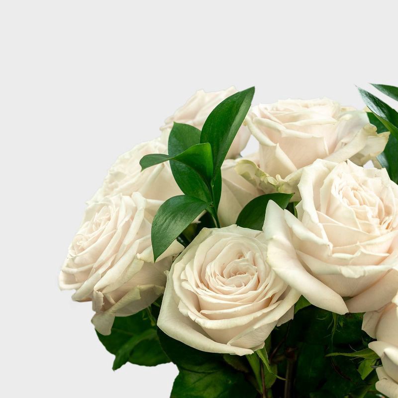 slide 3 of 3, Mother's Day Fresh Cut Dozen White Roses - Good Little Garden™, 1 ct
