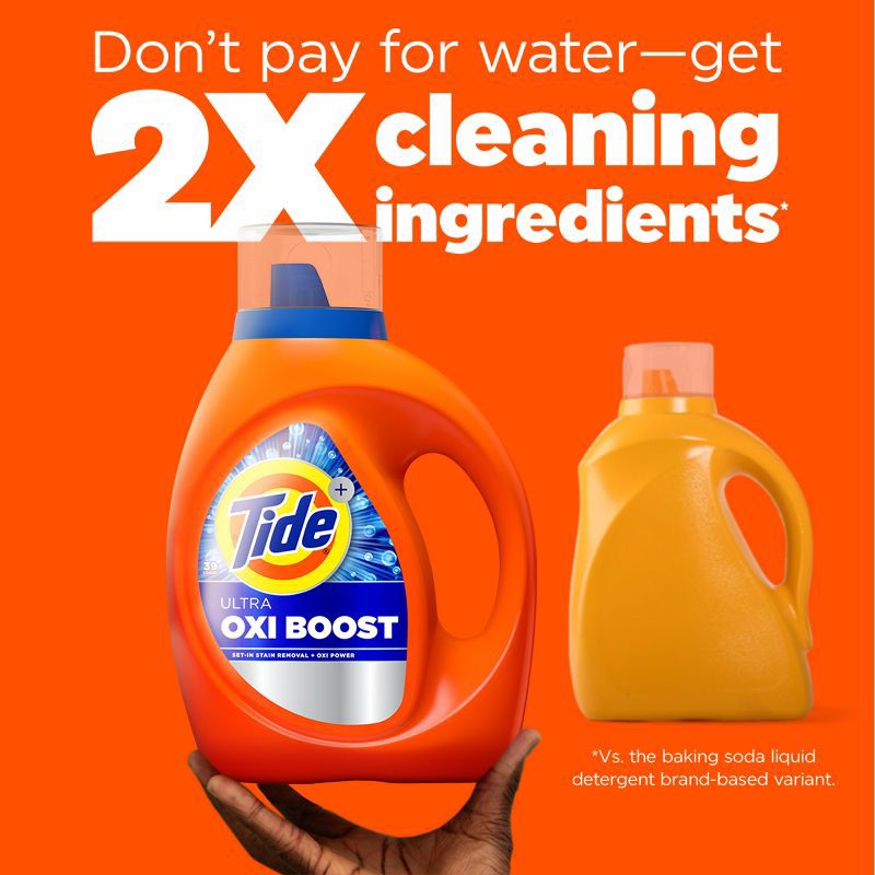 slide 6 of 12, Tide Ultra Oxi Boost HE Deep Cleaning Concentrated Liquid Laundry Detergent 52 Loads - 73 fl oz, 73 fl oz