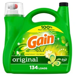 Gain Original HE Concentrated Liquid Laundry Detergent 134 Loads - 194 fl oz