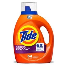 Tide Spring Meadow HE Deep Cleaning Concentrated Liquid Laundry Detergent 64 Loads - 80 fl oz