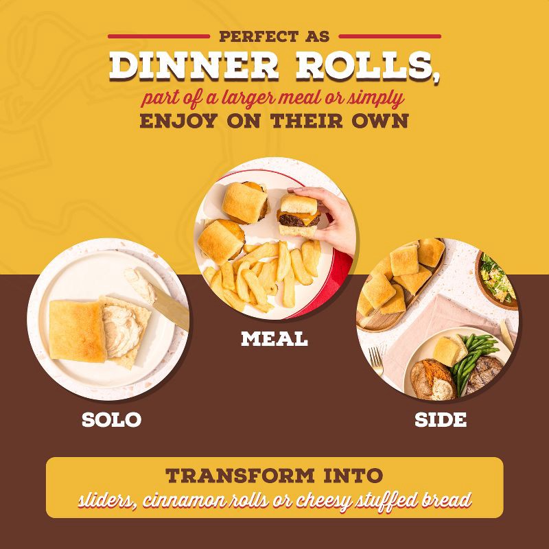 slide 4 of 7, Texas Roadhouse Frozen Dinner Rolls - 14oz/12ct, 12 ct; 14 oz
