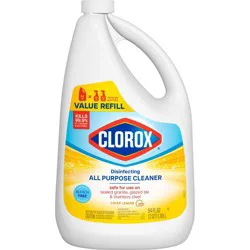 Clorox Lemon All Purpose Liquid Cleaner Refill - 64 fl oz: Plastic Jug, Multi-Surface, Countertops