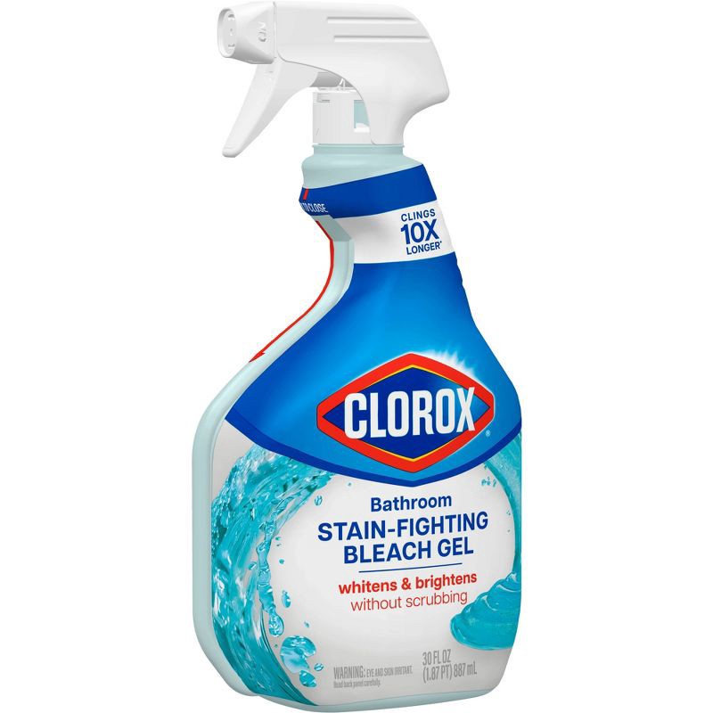 slide 9 of 14, Clorox Bleach Gel Cleaner Spray - 30 fl oz, 30 fl oz
