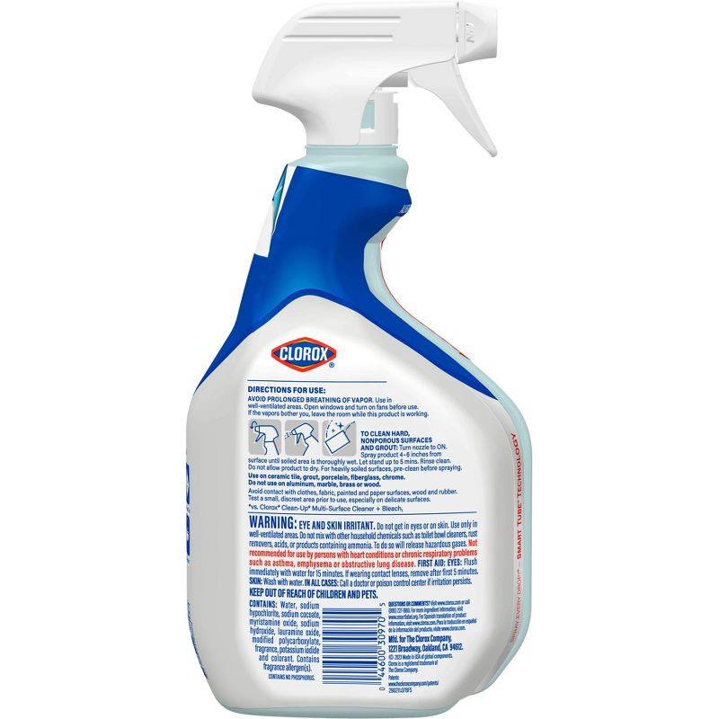 slide 10 of 14, Clorox Bleach Gel Cleaner Spray - 30 fl oz, 30 fl oz