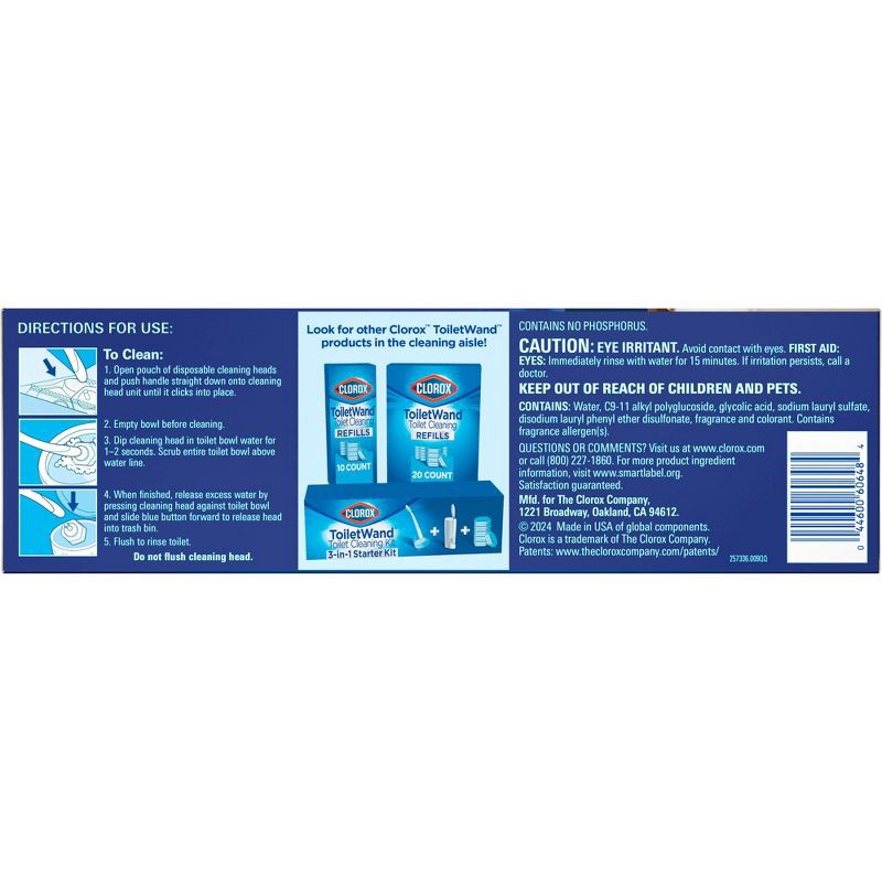 slide 14 of 17, Clorox Scentiva Coconut and Waterlily ToiletWand Pad Cleaner Refills - 10ct, 10 ct