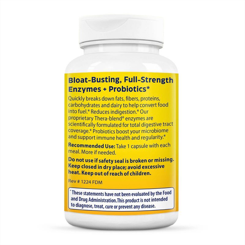 slide 4 of 10, Enzymedica Digest Gold Enzymes and Probiotics Advanced Digestion Extra Strength Digestive and Gut Support Supplement Capsules - 45ct, 45 ct