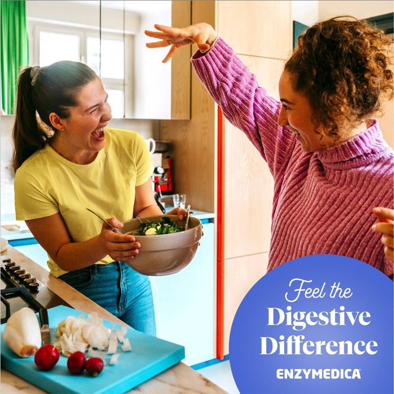 slide 10 of 10, Enzymedica Digest Gold Enzymes and Probiotics Advanced Digestion Extra Strength Digestive and Gut Support Supplement Capsules - 45ct, 45 ct