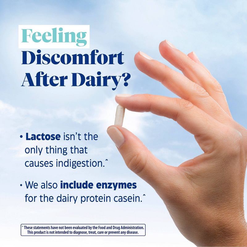 slide 8 of 9, Enzymedica Digest Gold Fast-Acting Vegan Dairy Results for Full Dairy and Lactose Relief Capsules - 30ct, 30 ct