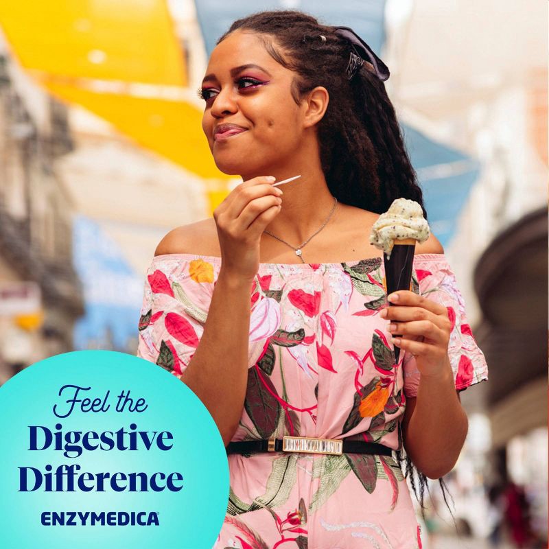 slide 9 of 9, Enzymedica Digest Gold Fast-Acting Vegan Dairy Results for Full Dairy and Lactose Relief Capsules - 30ct, 30 ct